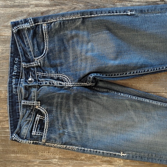 COWGIRL TUFF "Ride & Shine" bootcut jeans 26x35 EUC - Picture 3 of 11